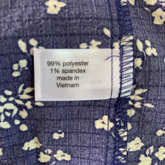 Lane Bryant Tiered Blue Floral Maxi Skirt 18/20 New with Tags - Picture 6 of 9